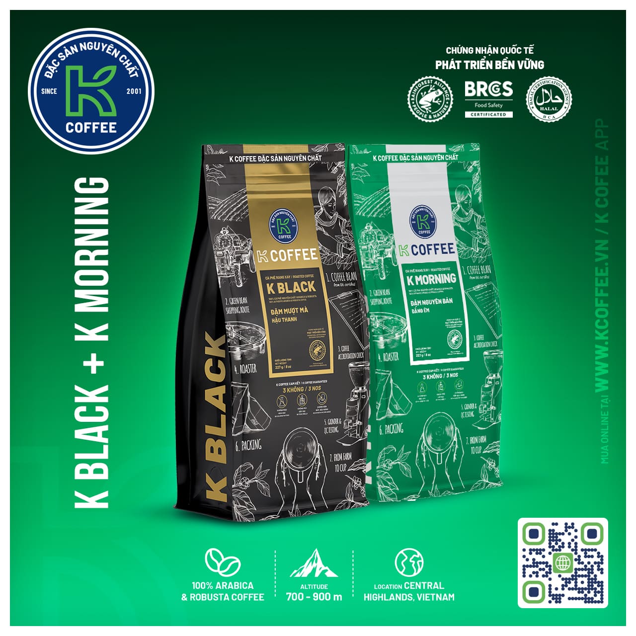 COMBO 227G (K BLACK + K MORNING)