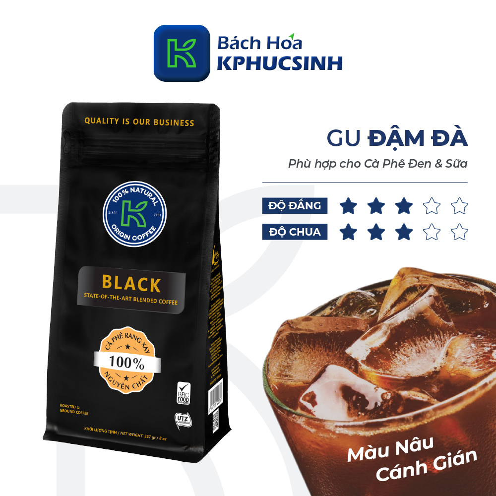 CÀ PHÊ K BLACK 227G