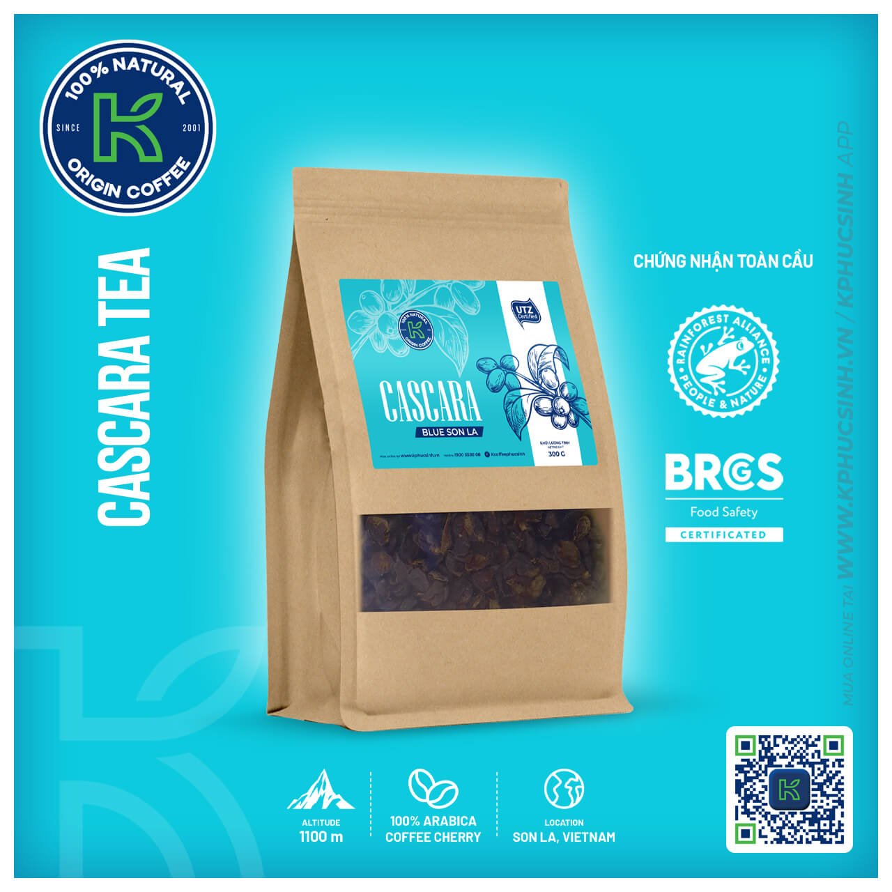 TRÀ CASCARA 300 G
