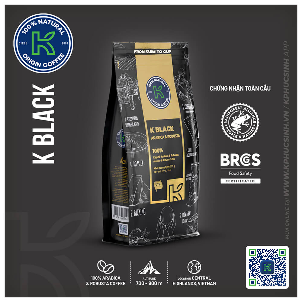 CÀ PHÊ K BLACK 227 G