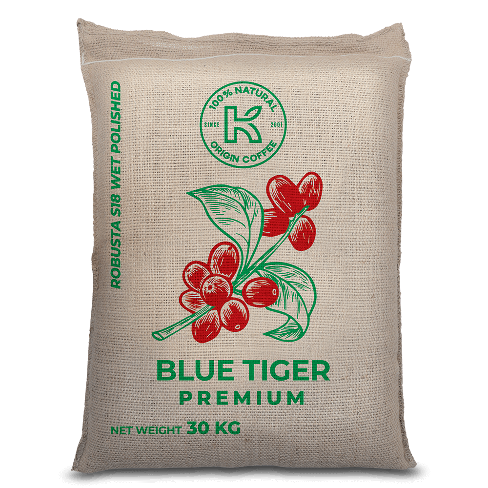 HẠT CÀ PHÊ BLUE TIGER PREMIUM 30KG