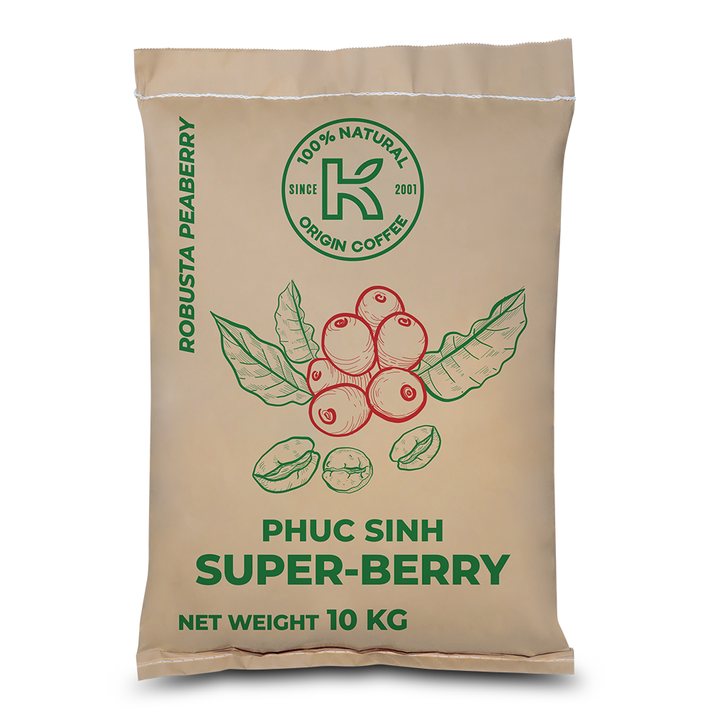HẠT CÀ PHÊ PHUCSINH SUPER-BERRY 10KG