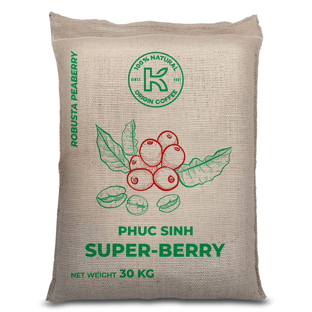 HẠT CÀ PHÊ PHUCSINH SUPER-BERRY 30KG