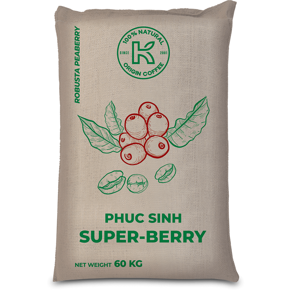 HẠT CÀ PHÊ PHUCSINH SUPER-BERRY 60KG