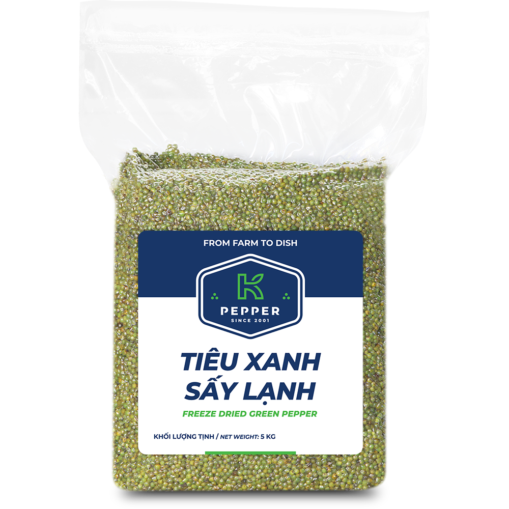 TIÊU XANH SẤY LẠNH - 5KG
