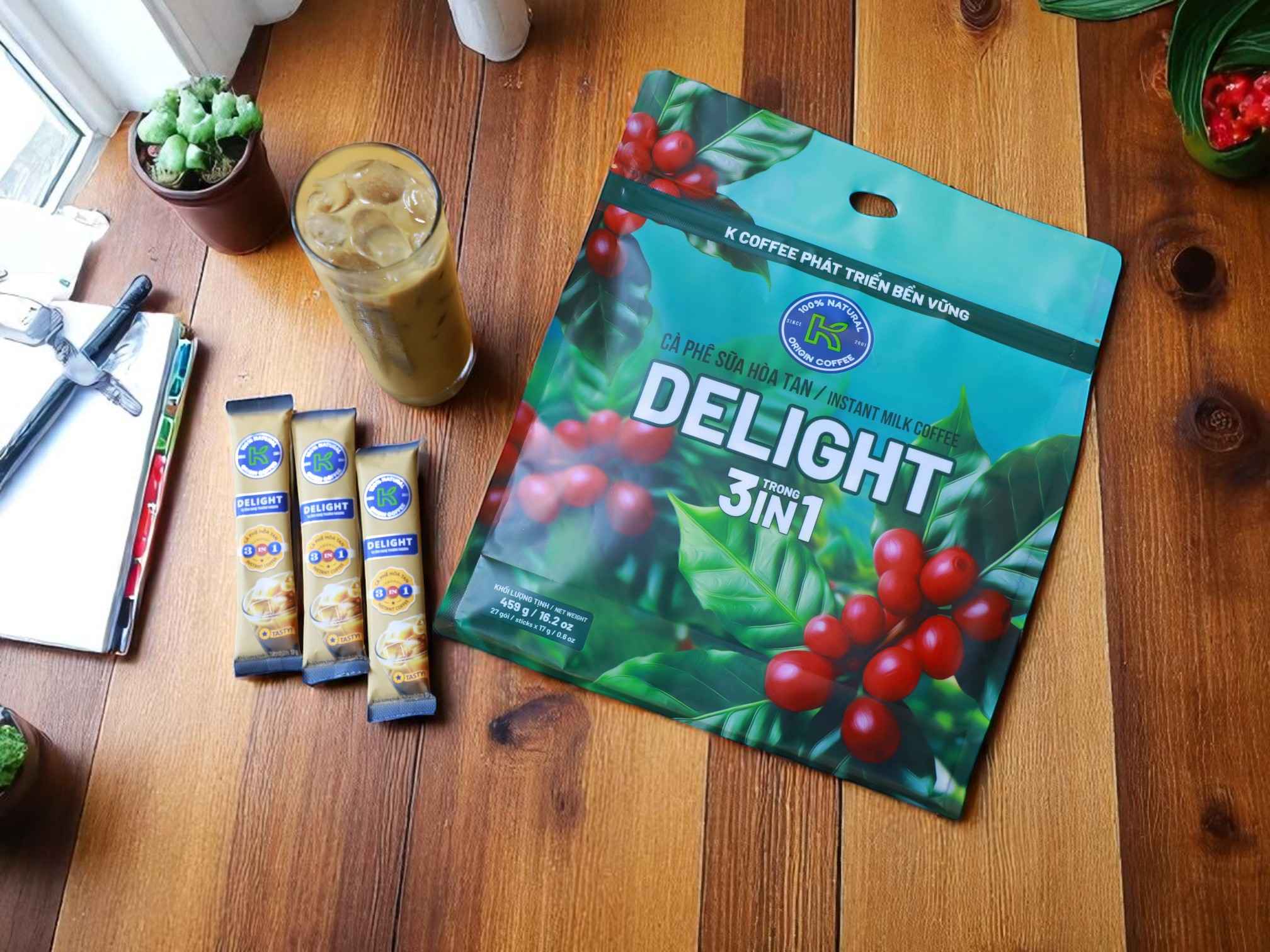 Khám phá bí quyết cà phê hòa tan đậm đà của K DELIGHT 3IN1