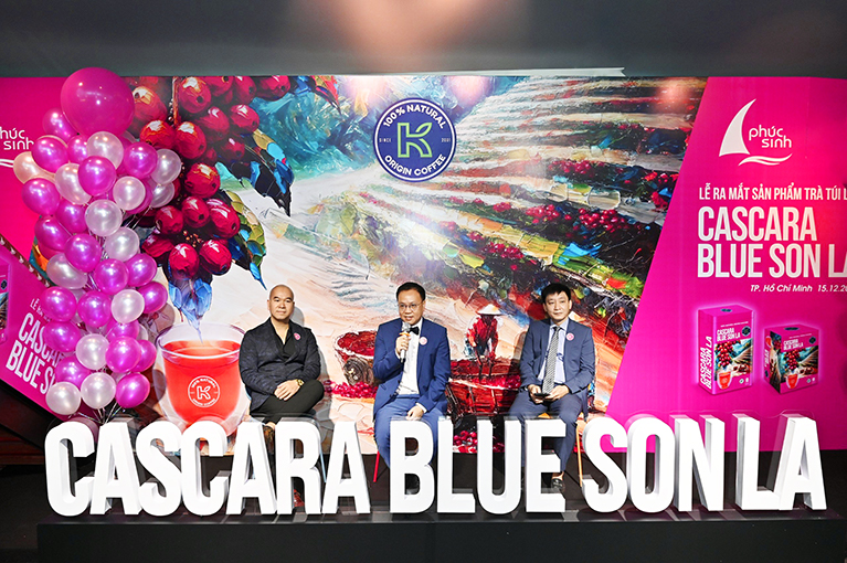Phúc Sinh Consumer Ra Mắt Trà Túi Lọc Cascara Blue Sơn La, đưa cà phê Arabica Sơn La lên vị thế mới