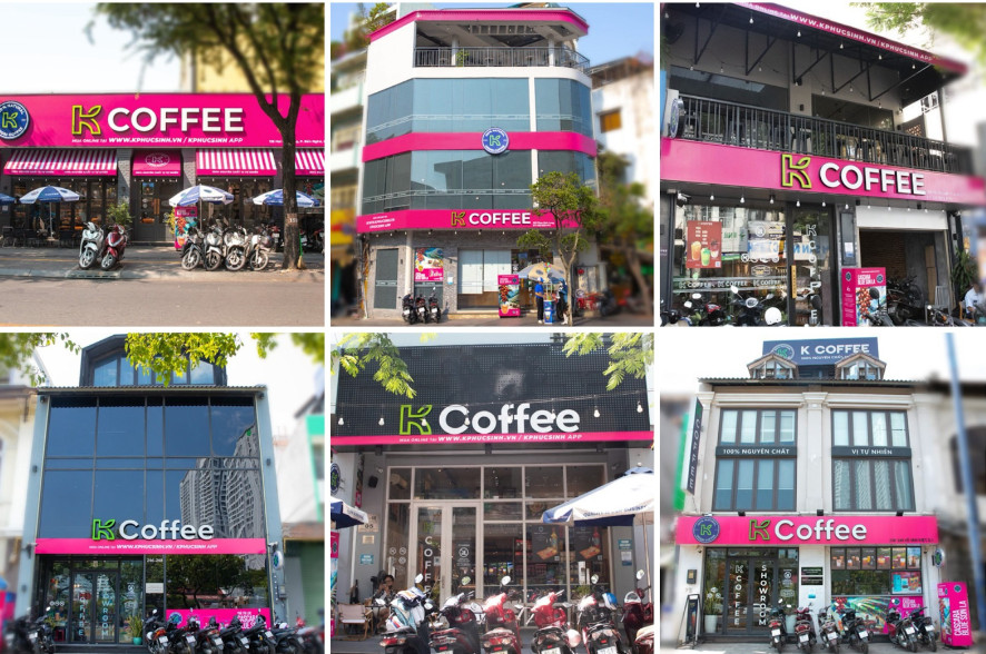 CHUỖI QUÁN CAFE MÀU HỒNG LÃNG MẠN MÊ MẨN GIỚI TRẺ
