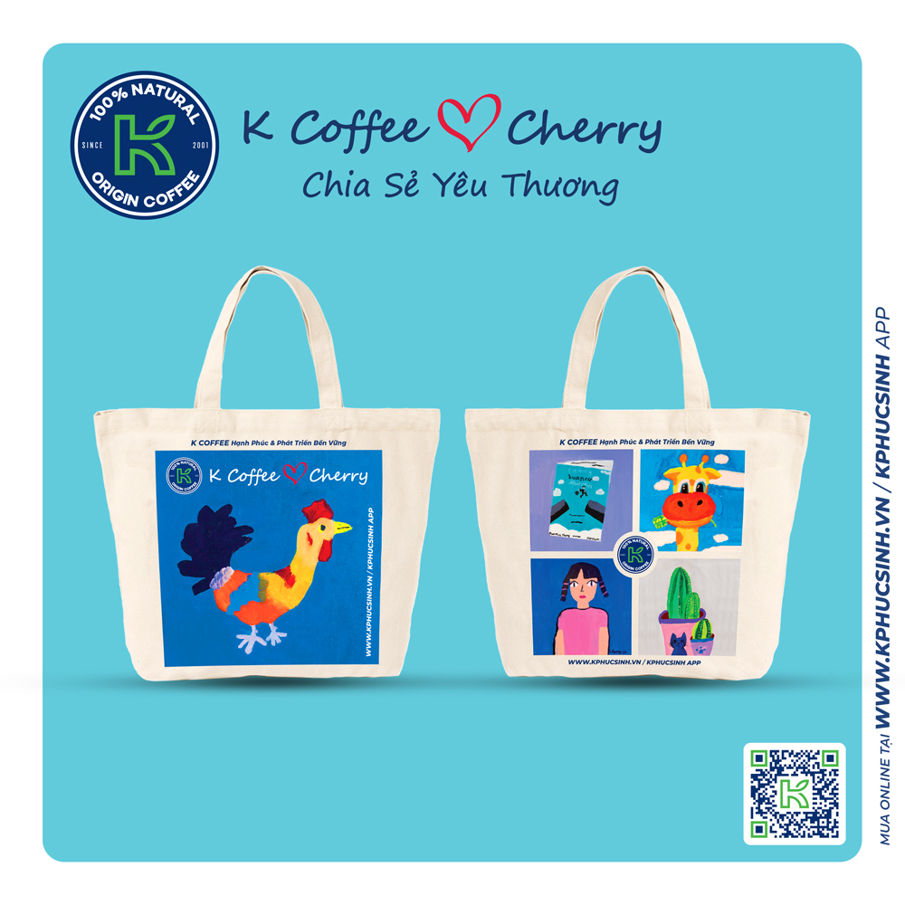"GÀ NGÂY THƠ" K COFFEE♥️CHERRY CANVAS