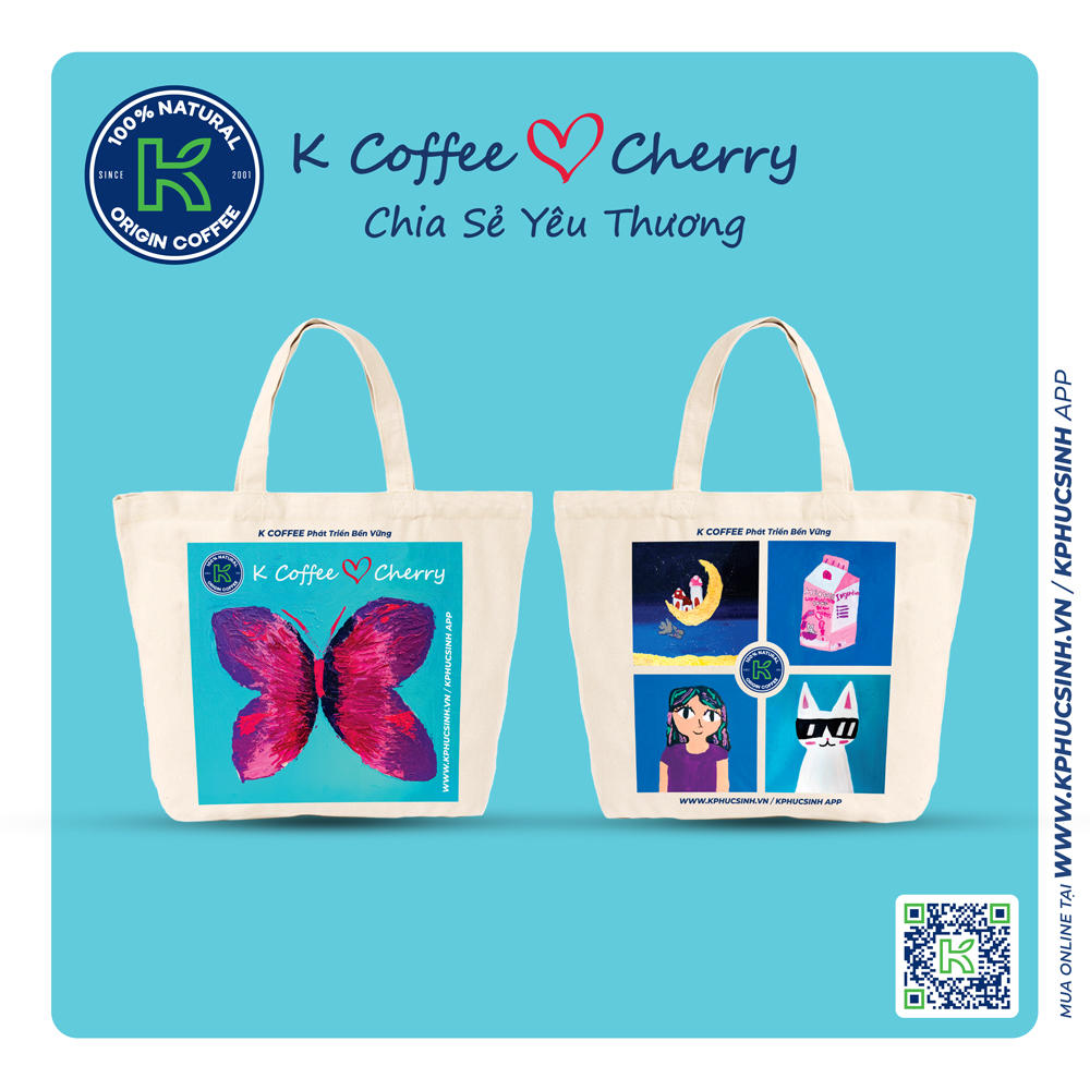 "CÁNH BƯỚM" K COFFEE♥️CHERRY CANVAS