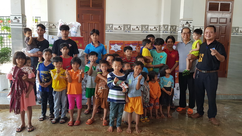 PHÚC SINH TÀI TRỢ NHU YẾU PHẨM CHO TRUNG TÂM NUÔI TRẺ MỒ CÔI ĐINH MINH NHẬT HUYỆN CHƯ SÊ, GIA LAI 2022