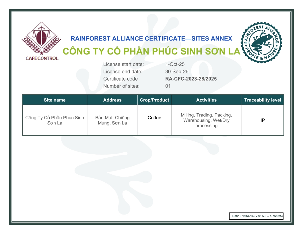24.1. RA Certificate Phúc Sinh Son La Site Annex
