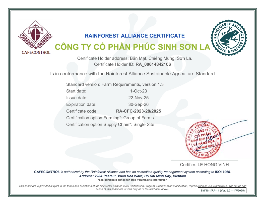 24. RA Certificate Phúc Sinh Son La