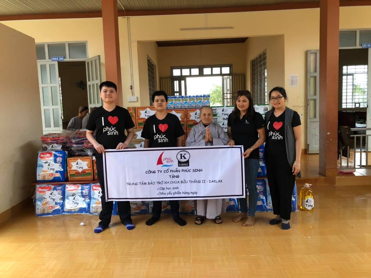 PHÚC SINH TẶNG TRUNG TÂM BẢO TRỢ XH CHÙA BỬU THẮNG II - DAKLAK THÁNG 12 2018