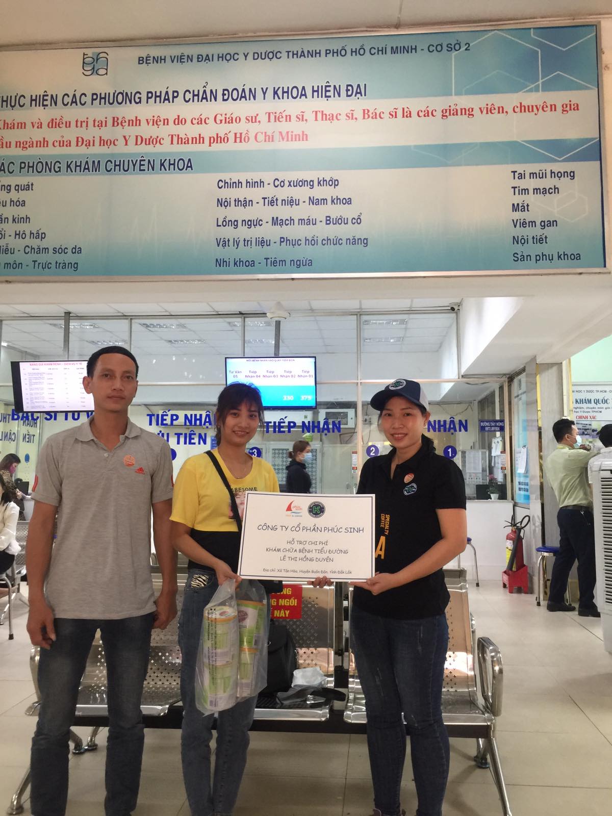 PHÚC SINH HỖ TRỢ CHI PHÍ KHÁM CHỮA BỆNH LÊ THỊ HỒNG HẠNH THÁNG 1 2021