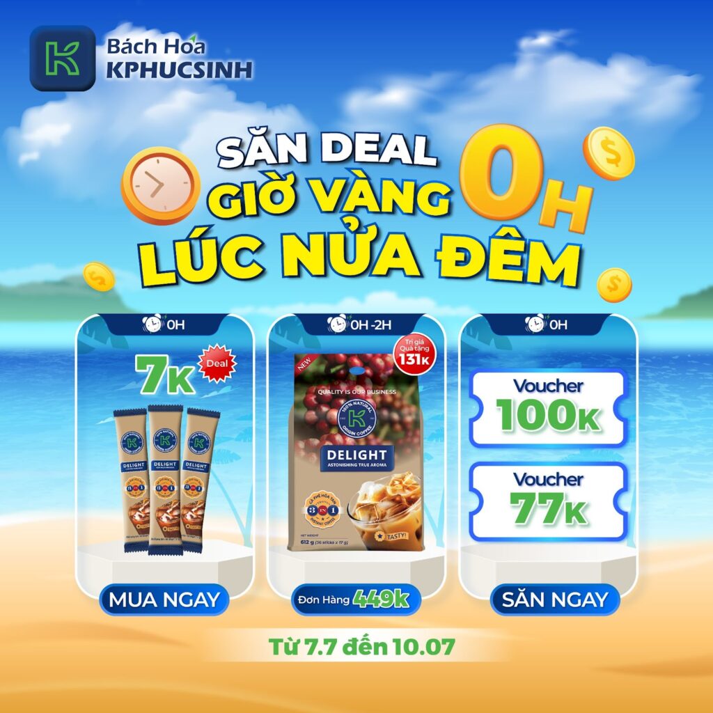 SALE RỘN RÀNG, QUÀ NGẬP TRÀN DUY NHẤT 7.7