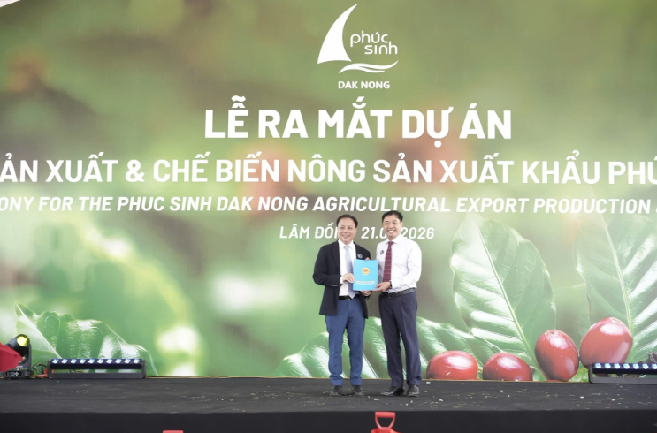 Phúc Sinh Group đầu tư nhà máy chế biến nông sản thứ 7 ở Lâm Đồng, kỳ vọng doanh thu nghìn tỷ