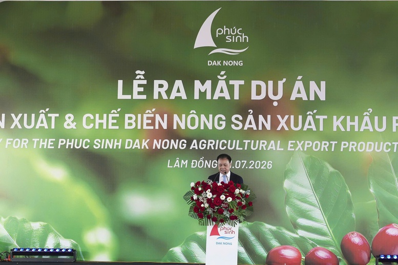 Tập đoàn Phúc Sinh khởi công Trung tâm sản xuất và chế biến nông sản quy mô lớn tại Lâm Đồng
