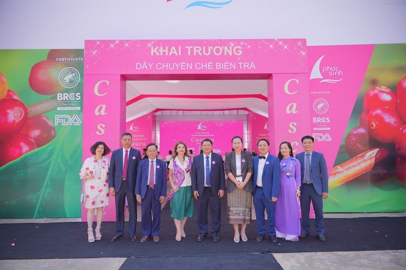 PHUC SINH GROUP INAUGURATION CEREMONY OF VIETNAM'S FIRST FACTORY PRODUCING CASCARA TEA IN VIETNAM