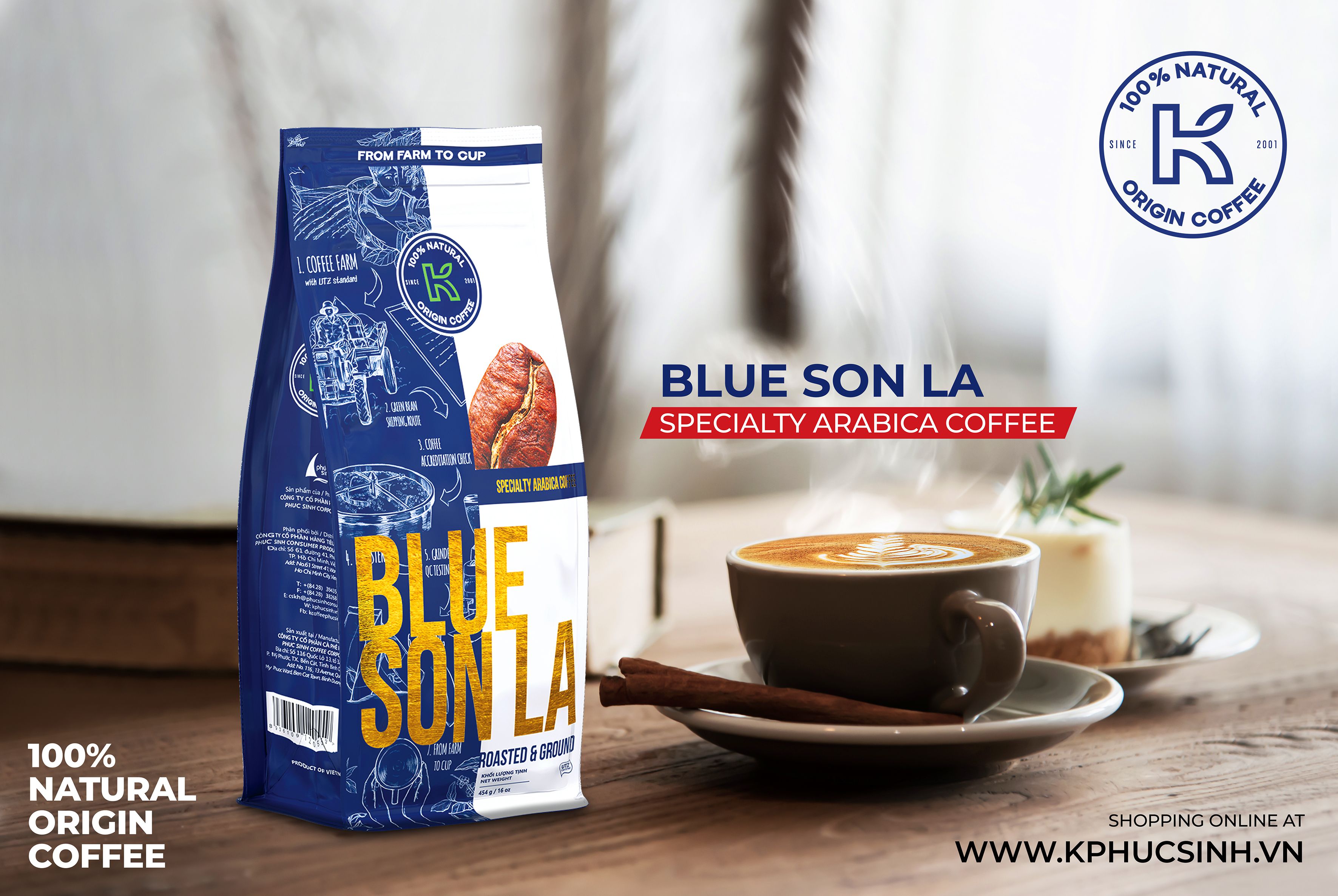Quà Tết từ đặc sản Tây Bắc - Cà phê Arabica Blue Son La

